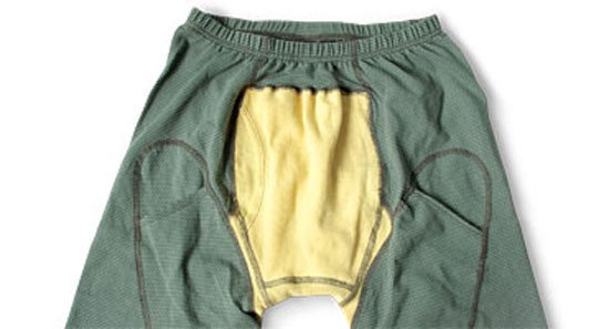 Mẫu quần lót có thể gắn thêm bộ phận bảo vệ "cậu nhỏ" cho binh lính mà quân đội Mỹ đang thử nghiệm.