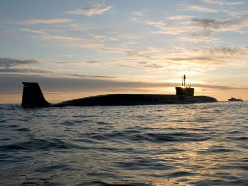 Tàu ngầm hạng Borey, chiếc Yury Dolgoruky - Ảnh: Sevmash