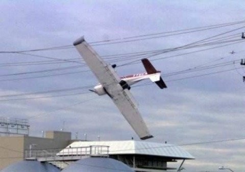 Xét về kỹ thuật, chiếc phi cơ này chưa được coi là hạ cánh.
