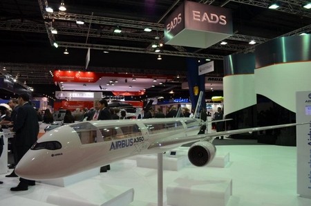 Gian hàng trưng bày của Tập đoàn hàng không vũ trụ châu Âu (EADS).