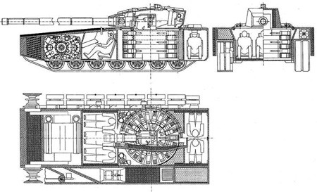 Kết cấu dự đoán của MBT Armata