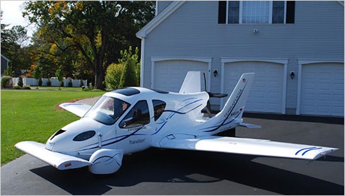 Loại phương tiện này do một nhóm kỹ sư hàng không tại trường đại học MIT thiết kế. Với hai chỗ ngồi, chiếc máy bay được làm bằng sợi carbon và động cơ 100 sức ngựa. Sau khi ra mắt và năm 2006, "xe bay" tiến hành chuyến bay thử nghiệm đầu tiên vào cùng năm trên.