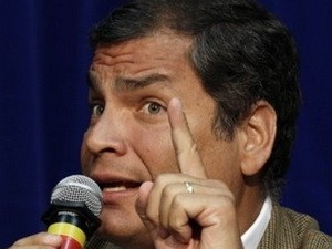 Tổng thống Ecuador Rafael Correa. (Nguồn: AP)