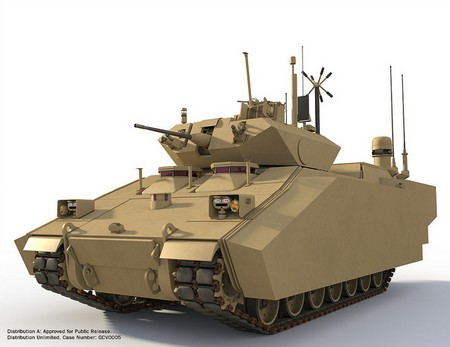 Bản vẽ thiết kế GCV tương lai cho quân đội Mỹ.