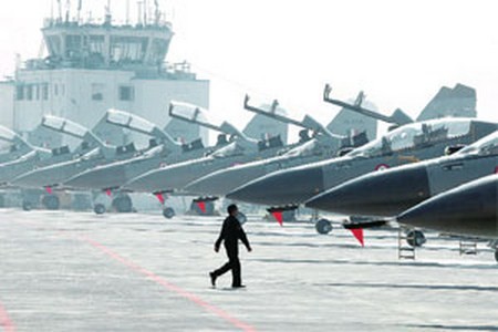 Phi đội chiến đấu cơ Sukhoi của Ấn Độ.