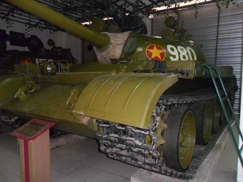Chiếc xe tăng này đã lập thành tích bắn sập cổng Sư đoàn 23 của Ngụy trong trận đánh Buôn Mê Thuật ngày 11/3/1975