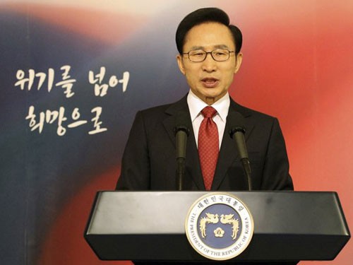 Tổng thống Hàn Quốc Lee Myung-bak.(Ảnh minh họa)