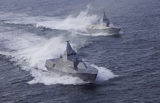 Tàu chiến lớp Visby (ảnh: internet)