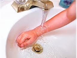 Rửa sạch da bằng nước sạch và xà phòng khi bị sâu đốt. Ảnh: TL