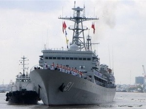 Tàu huấn luyện của Hải quân Trung Quốc. (Nguồn: AP)