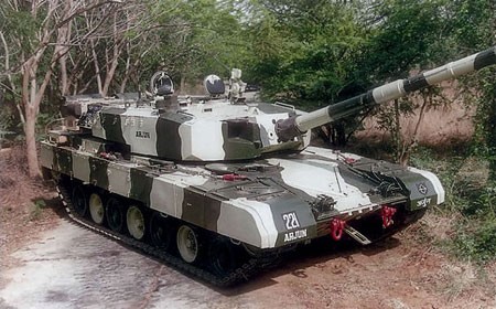 MBT Arjun của Lục quân Ấn Độ.
