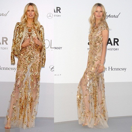 Cựu 'thiên thần 'Victoria's Secret lộng lẫy với trang phục ánh kim 'xuyên thấu' của Roberto Cavalli Xem thêm: Sao Hoa ngữ: Hành trình 10 năm "lột xác" trên thảm đỏ Cannes
