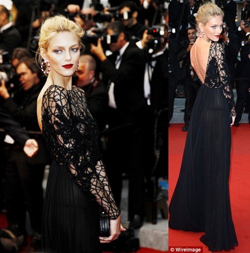 Chân dài đắt giá Anja Rubik đẹp mê hoặc với váy ren đen Xem thêm: Sao Hoa ngữ: Hành trình 10 năm "lột xác" trên thảm đỏ Cannes