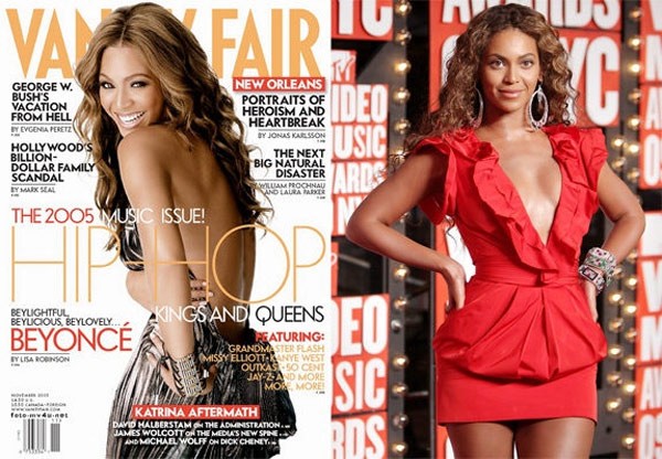 Trên trang bìa tạp chí Vanity Fair năm 2005, phần cánh tay của nữ ca sĩ nổi tiếng cũng được thu gọn lại. Xem thêm:Sao Hollywood tươi trẻ, sexy với kiểu mặc crop top