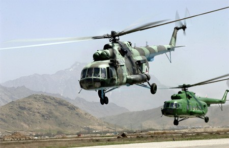 Trực thăng Mi-17V5 trong biên chế quân đội Afghanistan,