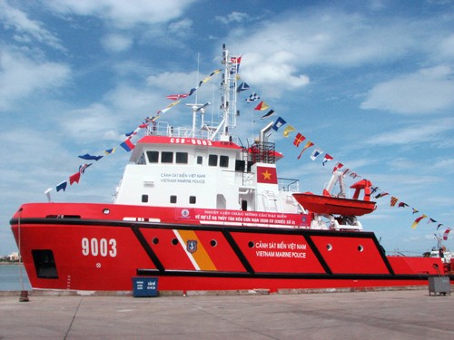Tàu CSB 9003 do Công ty Sông Thu đóng mới cho lực lượng Cảnh sát biển Việt Nam - Ảnh: HC