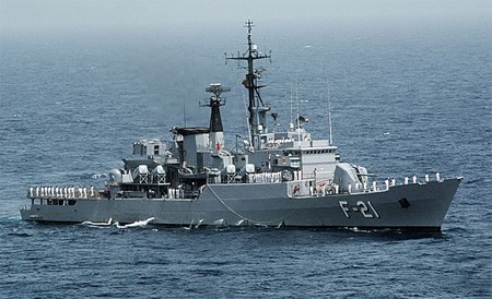Khinh hạm lớp Lupo của hải quân Venezuela.