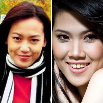 Diễn viên Hồng Ánh và siêu mẫu Trần Thu Hằng Xem thêm: Ngọc Trinh “đọ” lưng cùng các mỹ nhân Việt, ai đẹp hơn?