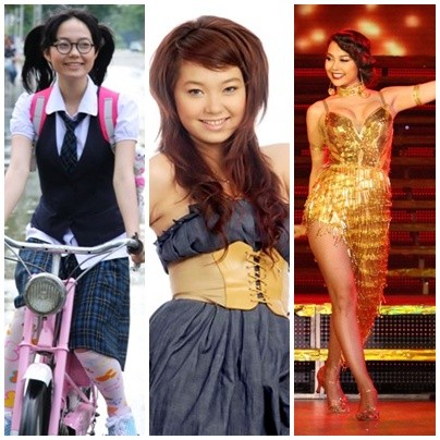 Minh Hằng đã thay đổi rất nhiều trong 5 năm trở lại đây. Từ một cô nàng mũm mĩm, đáng yêu, Minh Hằng trở thành ngôi sao nữ sở hữu vóc dáng gợi cảm hàng đầu showbiz Việt.