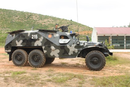 Thử nghiệm xe BTR-152 sau khi cải tiến, nâng cấp.