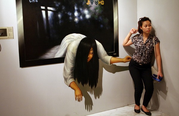 Tại Hà Nội cũng đang có một bảo tàng 3D được rất nhiều bạn trẻ đến để pose ảnh.