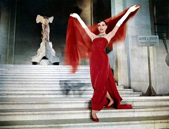 Trang phục của Audrey Hepburn trong phim "Funny face".
