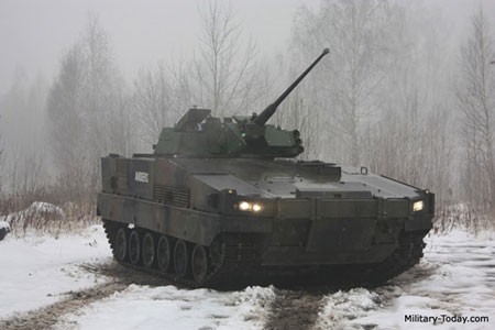 Biến thể xe chiến đấu bộ binh trang bị pháo từ 30-50mm Ảnh: Militarytoday