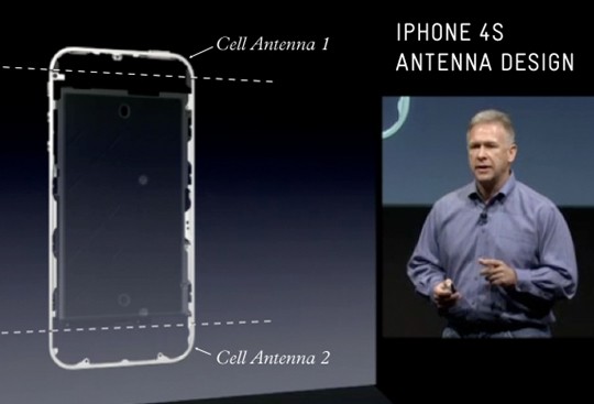 Ăng tên trên iPhone 4S được cải tiến.