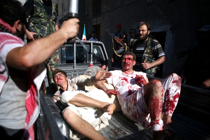 Syria đổ nát, tan hoang, chết chóc và đau thương vì nội chiến những ngày tháng 7, tháng 8/2012