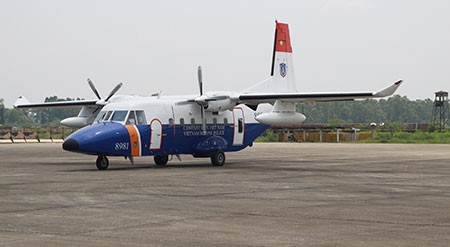 Chiếc máy bay CASA - 212 đầu tiên của lực lượng Cảnh sát biển Việt Nam