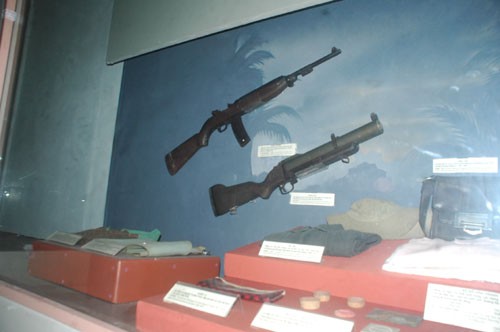 Một số vũ khí do lực lượng công an thu giữ và sử dụng trong thời kỳ 1954 – 1975.
