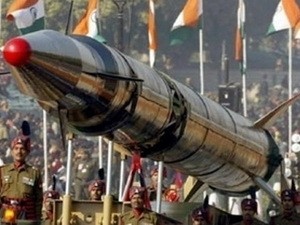 Một loại tên lửa của Ấn Độ. Ảnh minh họa. (Nguồn: AFP)