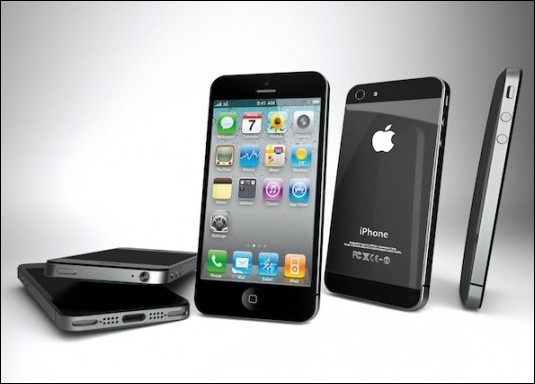 Một hình ảnh ý tưởng của iPhone 5.