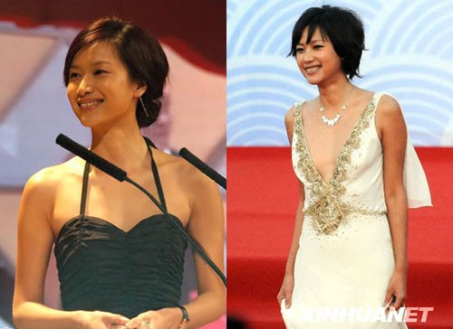 Dù sở hữu vòng một không mấy đầy đặn nhưng nữ đạo diễn kiêm diễn viên Từ Tịnh Lôi vẫn luôn tự tin diện những bộ váy trễ nải hay có phần ngực chữ V khoét sâu.