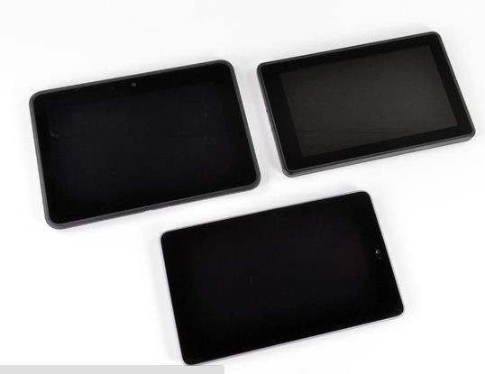Bạn có phân biệt được đâu là Kindle Fire HD, Kindle Fire 2012 và Nexus 7?