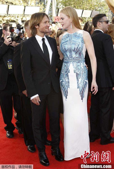 Nữ diễn viên Nicole Kidman và chồng.