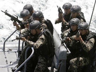 Hải quân Philipine tập trận.(Ảnh: Internet)