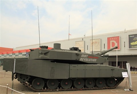Được biết, Indonesia đang đặt mua xe tăng Leopard 2 Levolution của Đức.