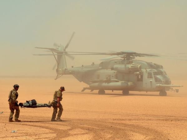 Trực thăng vận tải hạng nặng CH-53 Super Stallion tham gia tập trận di tản
