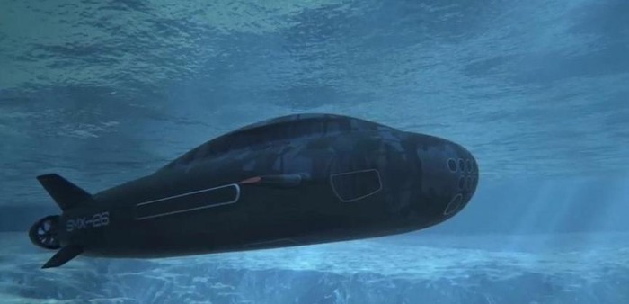 Khi tàu ngầm lặn, tất cả các càng và hệ thống chuyển hưởng đều thu vào, hệ thống vũ khí cũng được giấu trong thân