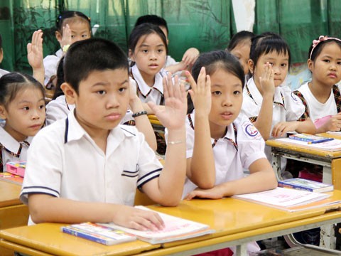 Số lượng học sinh giỏi chiếm tỷ lệ ngót nghét 100%, Ảnh radiovietnam.vn
