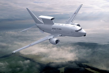 Máy bay cảnh báo sớm Peace Eye còn có tên là E-737 do hãng Boeing của Mỹ sản xuất.