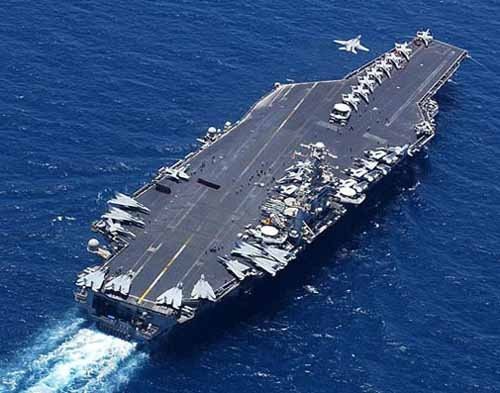 Trong thời gian gần đây, tàu sân bay USS George Washington tích cực hiện diện ở Tây Thái Bình Dương và tham gia tập trận chung
