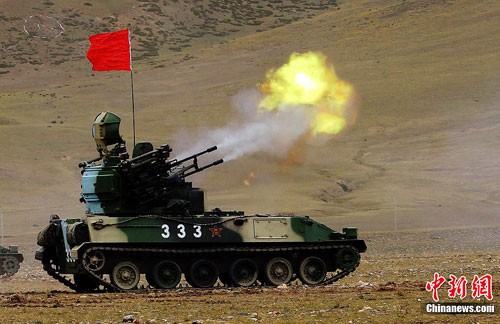 Quân đội Trung Quốc tập trận