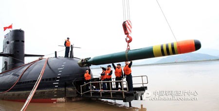 Ngư lôi hạng nặng trang bị cho tàu ngầm của Hải quân Trung Quốc.