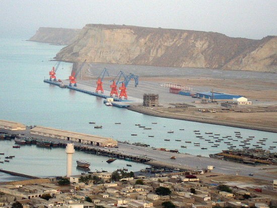 Cảng Gwadar ở tỉnh Balochi của Pakistan