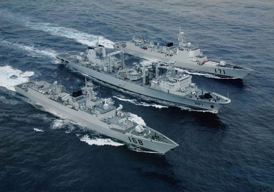 Biên đội tàu khu trục của Hải quân Trung Quốc