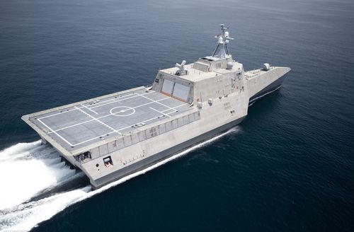 Mỹ sẽ triển khai tàu chiến đấu duyên hải ở Singapore. Trong hình là tàu chiến đấu duyên hải Independence