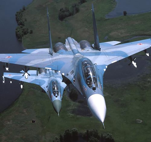 Máy bay chiến đấu Su-27 của Nga.