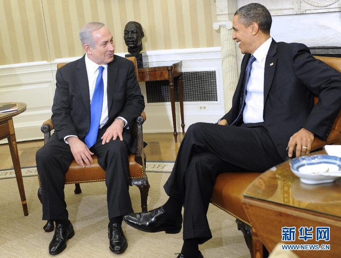 Ngày 5/3/2012, Tổng thống Mỹ Barack Obama tiếp Thủ tướng Israel tại Phòng bầu dục Nhà Trắng ở Washington.